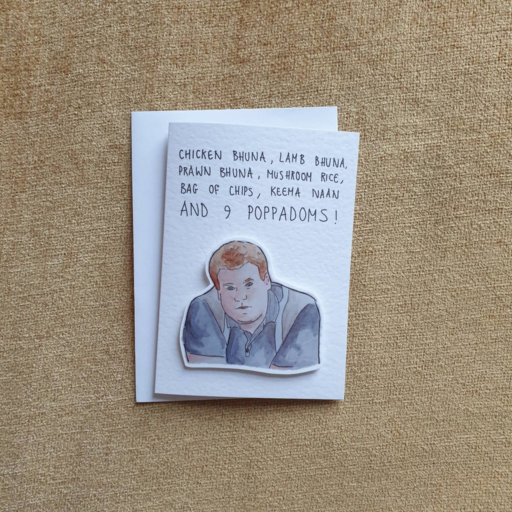 Smithy | Indian Order | Gavin & Stacey | Handcrafted Greeting Card