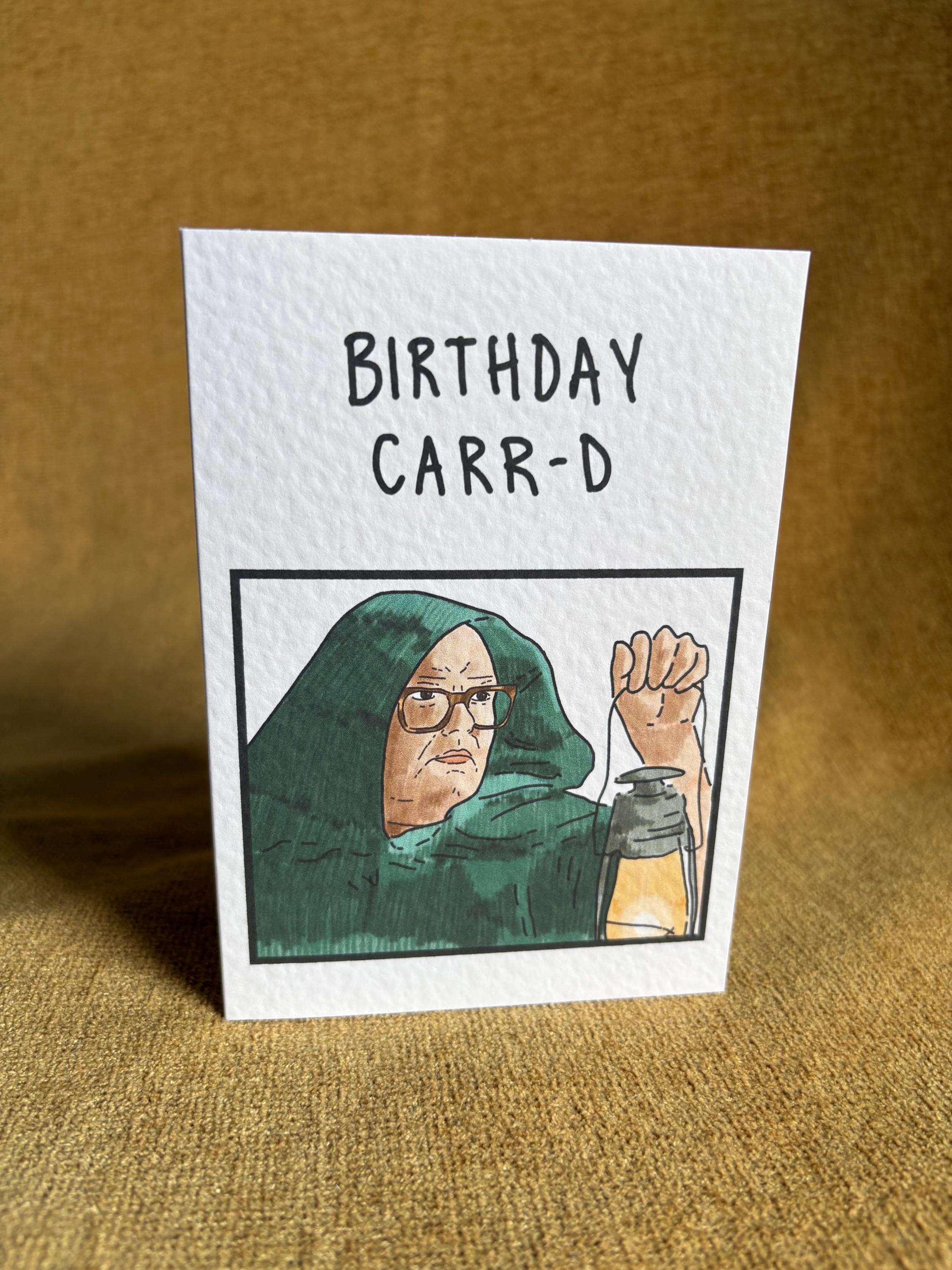 Alan Carr | Handcrafted Birthday Card