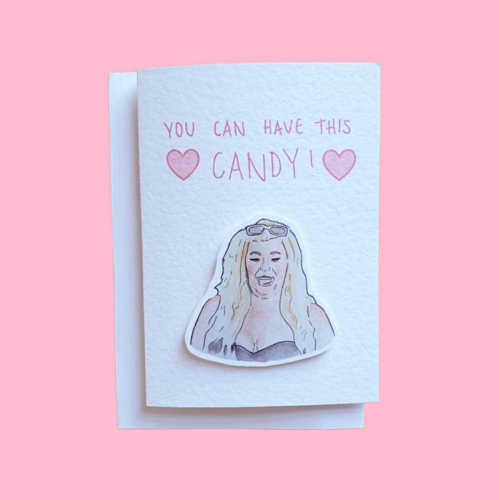 Gemma Collins | Handcrafted Valentine's Day Card