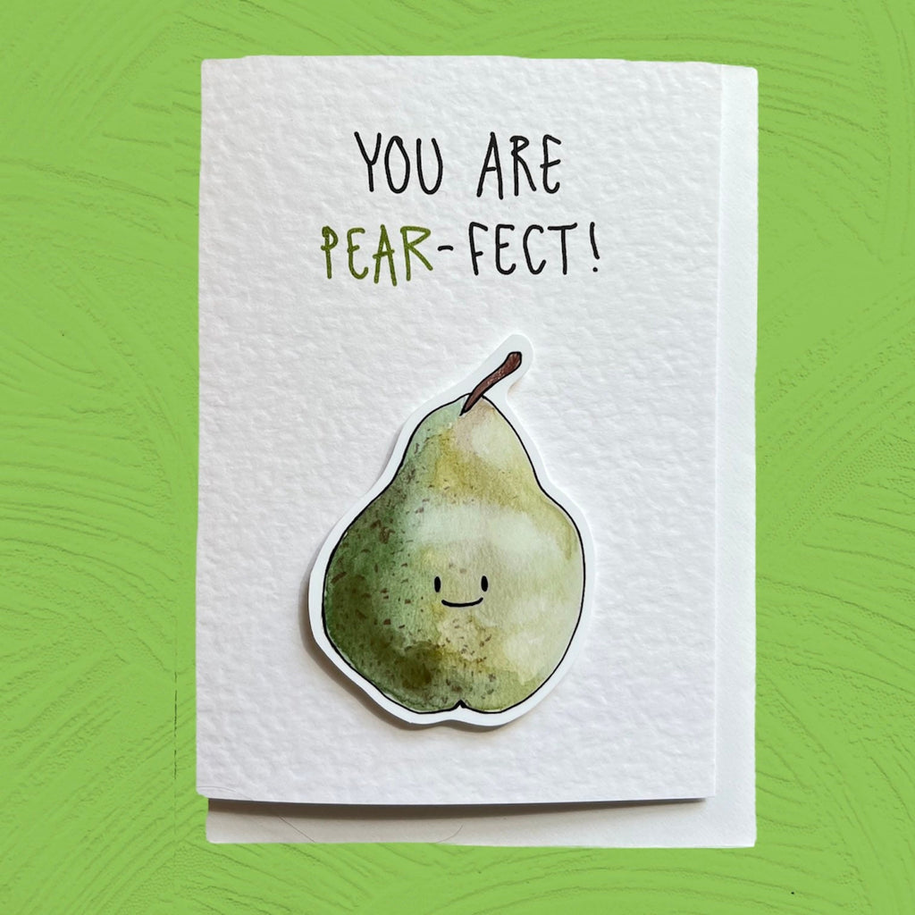 You are Pear-fect | Handcrafted Valentine's Day Card