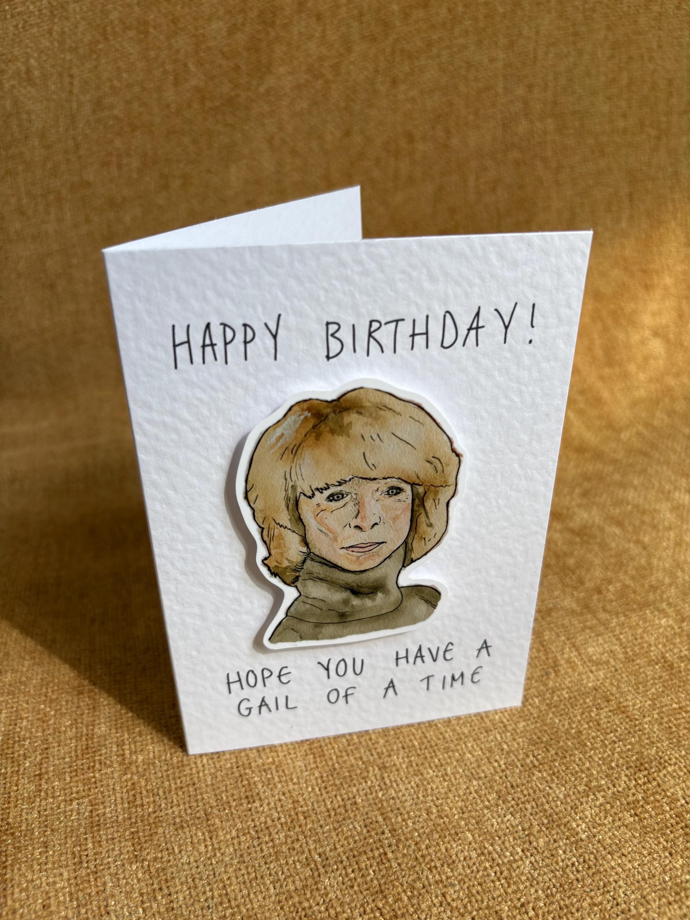Gail Platt | Corrie | Handcrafted Birthday Card
