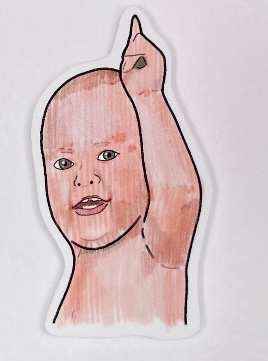 Fully Conscious Baby (Four Seasons) meme | Handcrafted Birthday Card