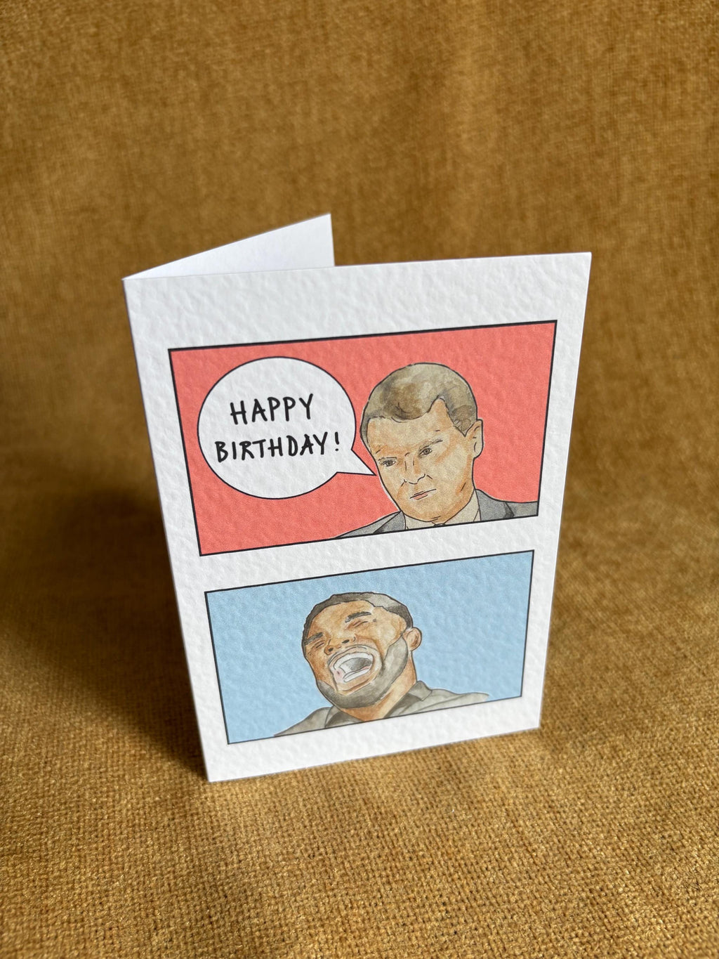 Roy Keane & Micah Richards | Handcrafted Birthday Card