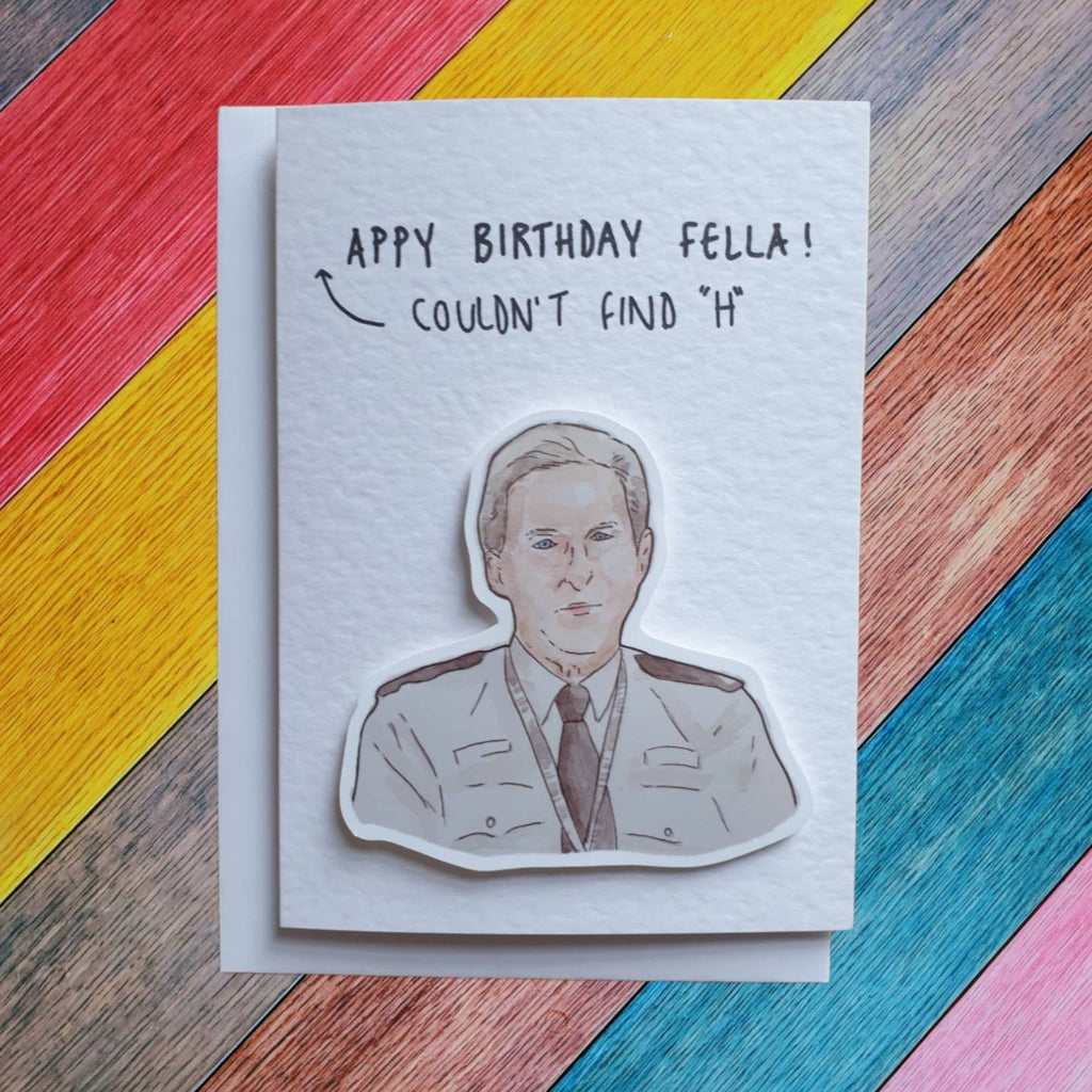 Ted Hastings | Handcrafted Birthday Card