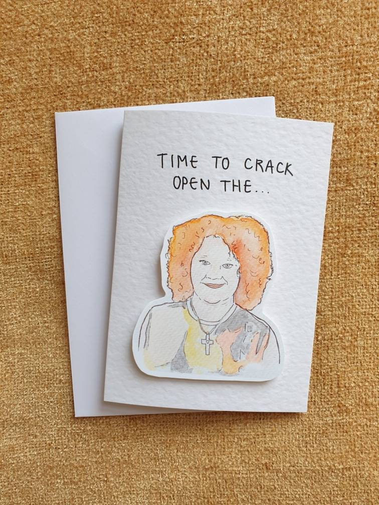 Time to crack open the Fizz | Corrie | Handcrafted Congratulations Card