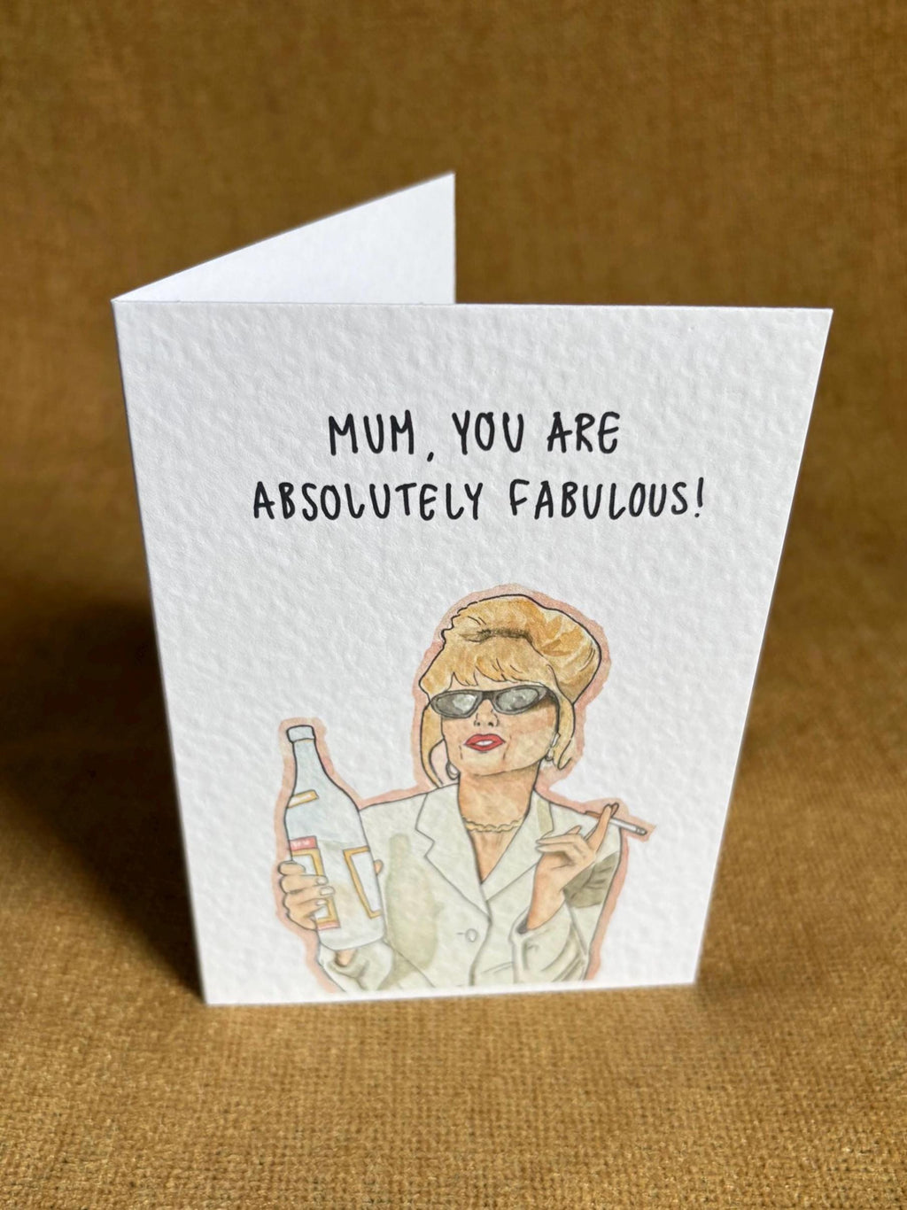 Patsy Stone | Ab Fab  | Handcrafted Mother’s Day Card