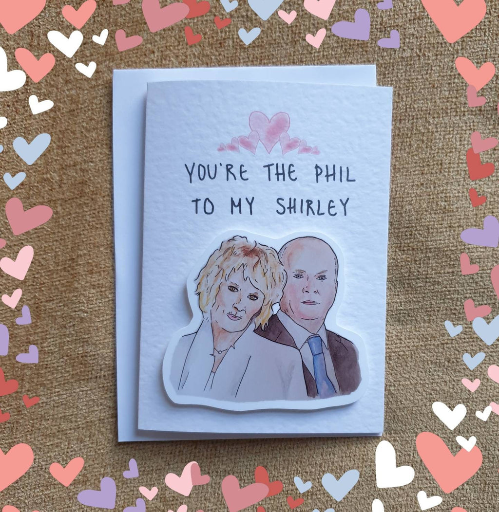 Phil Mitchell & Shirley Carter | Handcrafted Valentine's Card