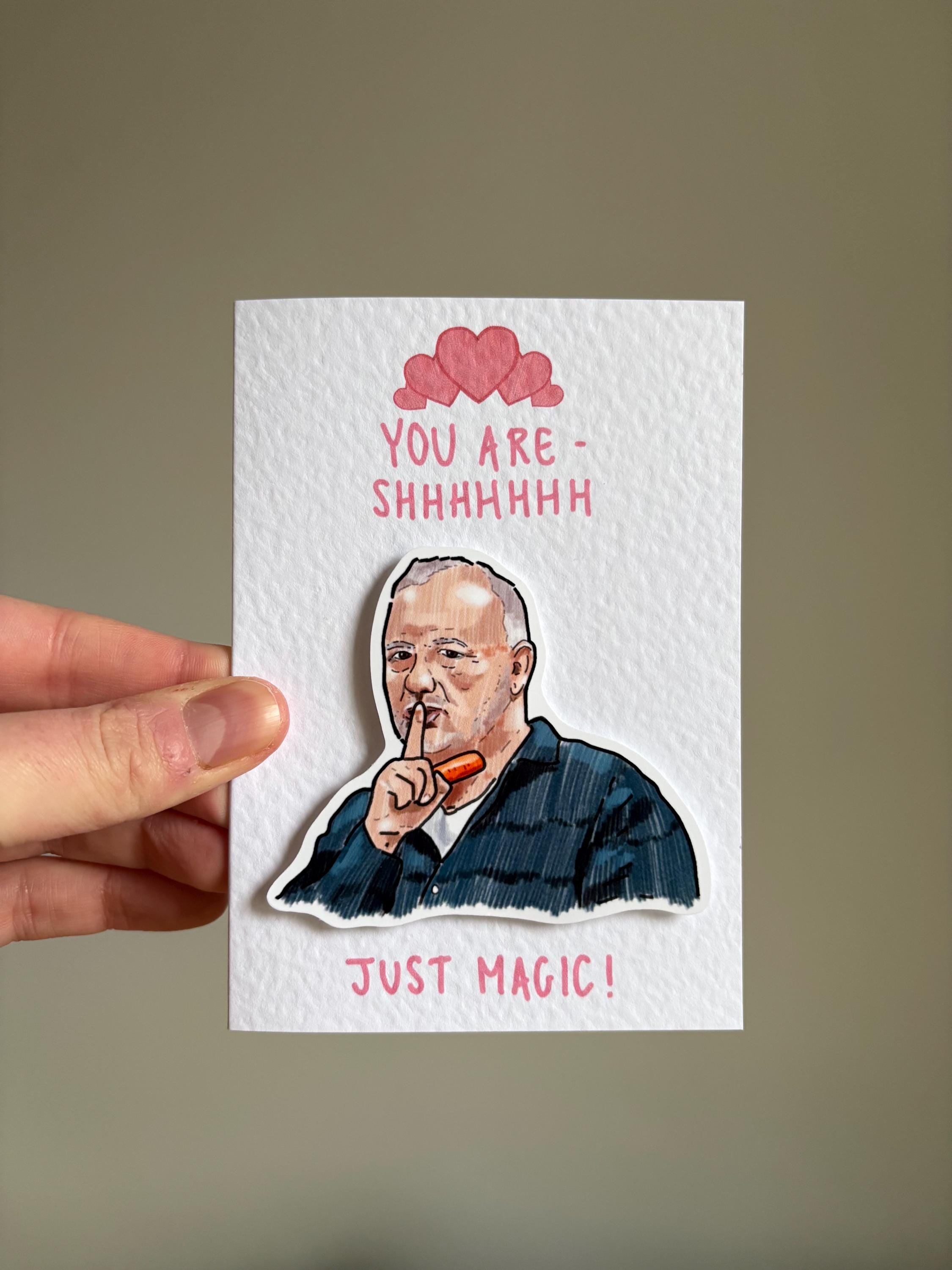 Bob Mortimer | Just Magic | Handcrafted Valentine’s Day Card