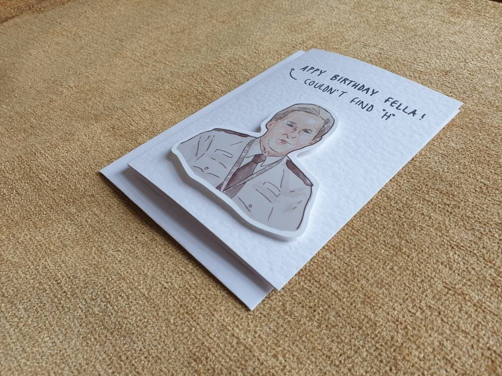 Ted Hastings | Handcrafted Birthday Card