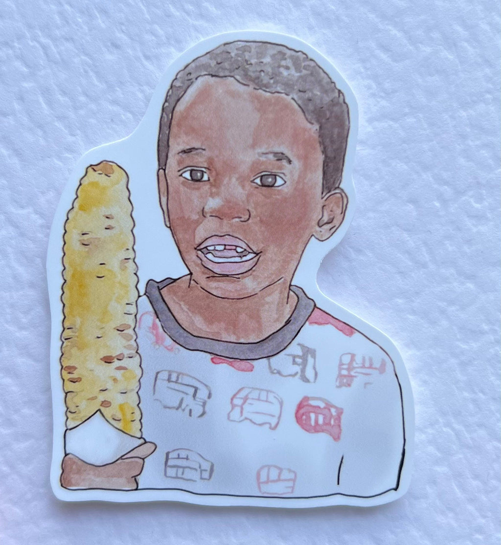 It’s Corn | Meme | Handcrafted Card | Corn kid