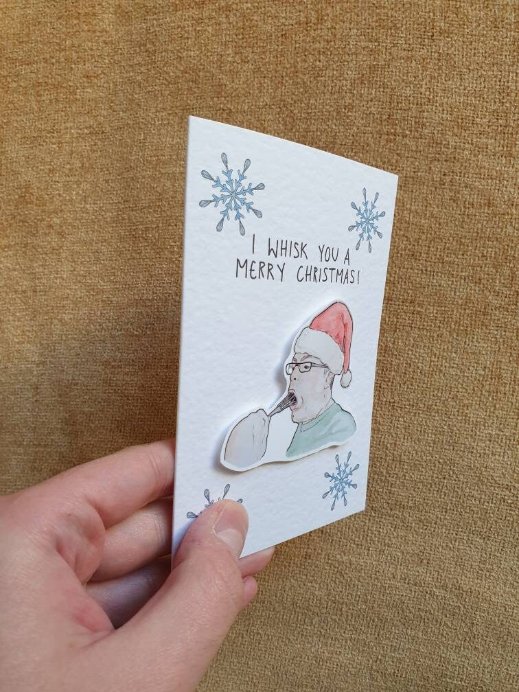 Whisk Guy | CDWM | Handcrafted Christmas Card