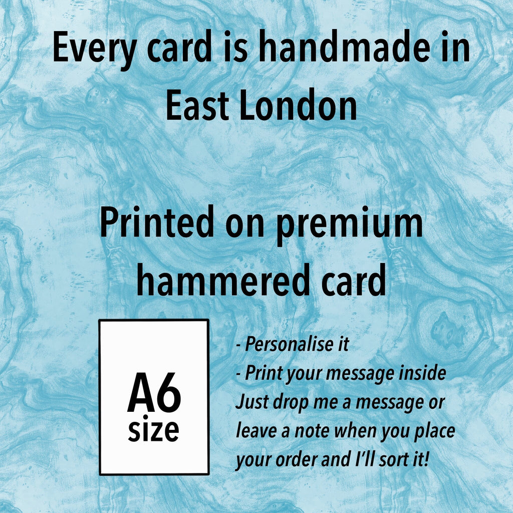 David Brent | Ohh you're hard | Handcrafted Greeting Card