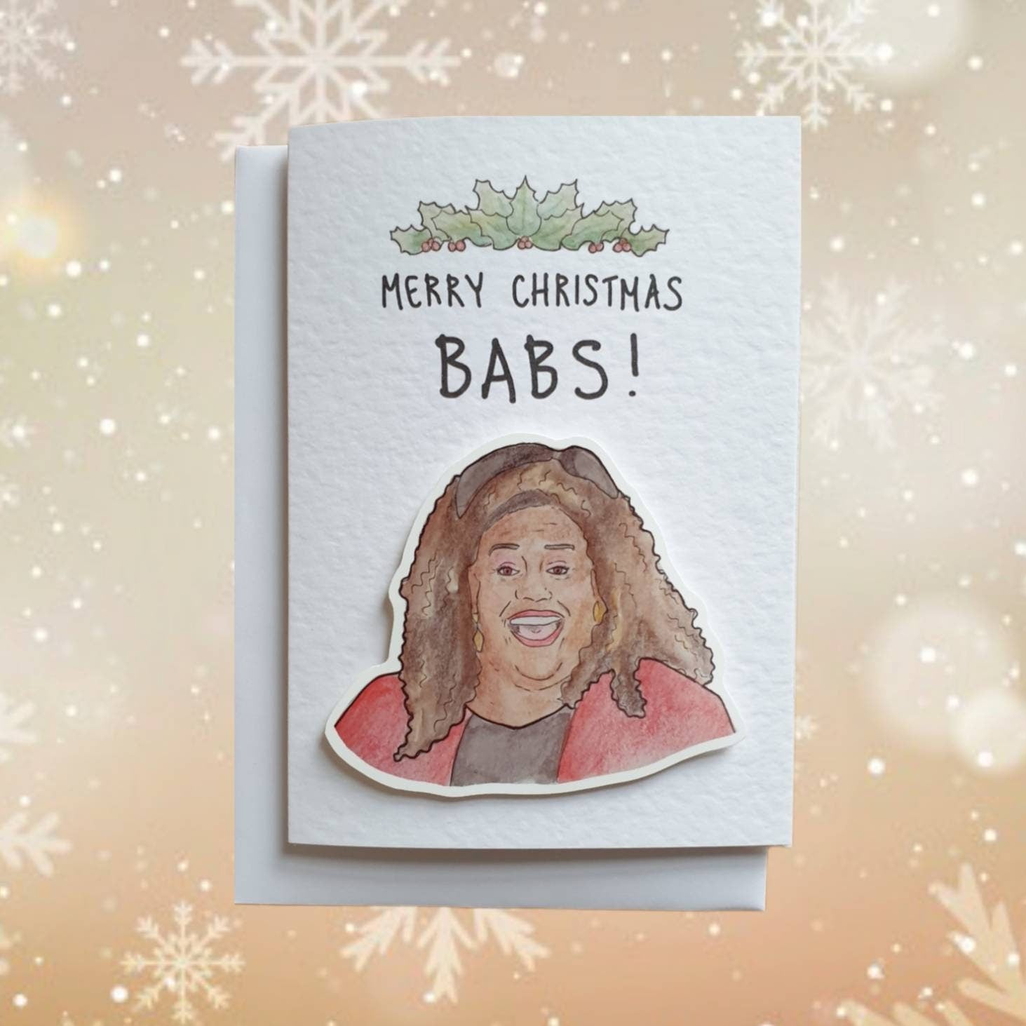 Alison Hammond | Handcrafted Christmas Card