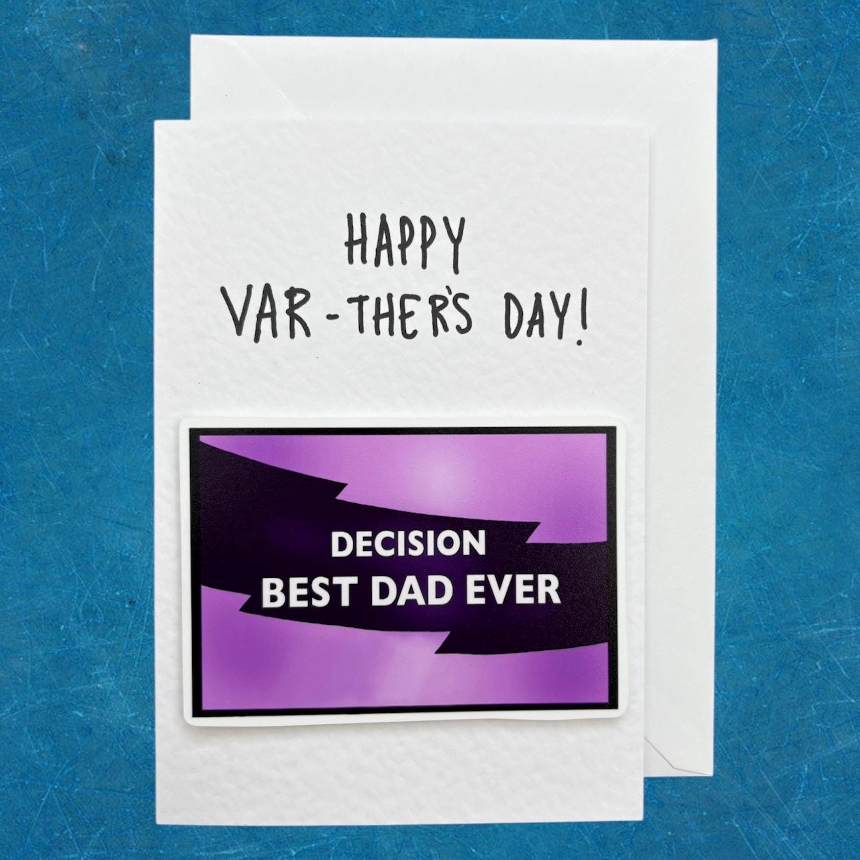 VAR | Football | Handcrafted Father’s Day Card