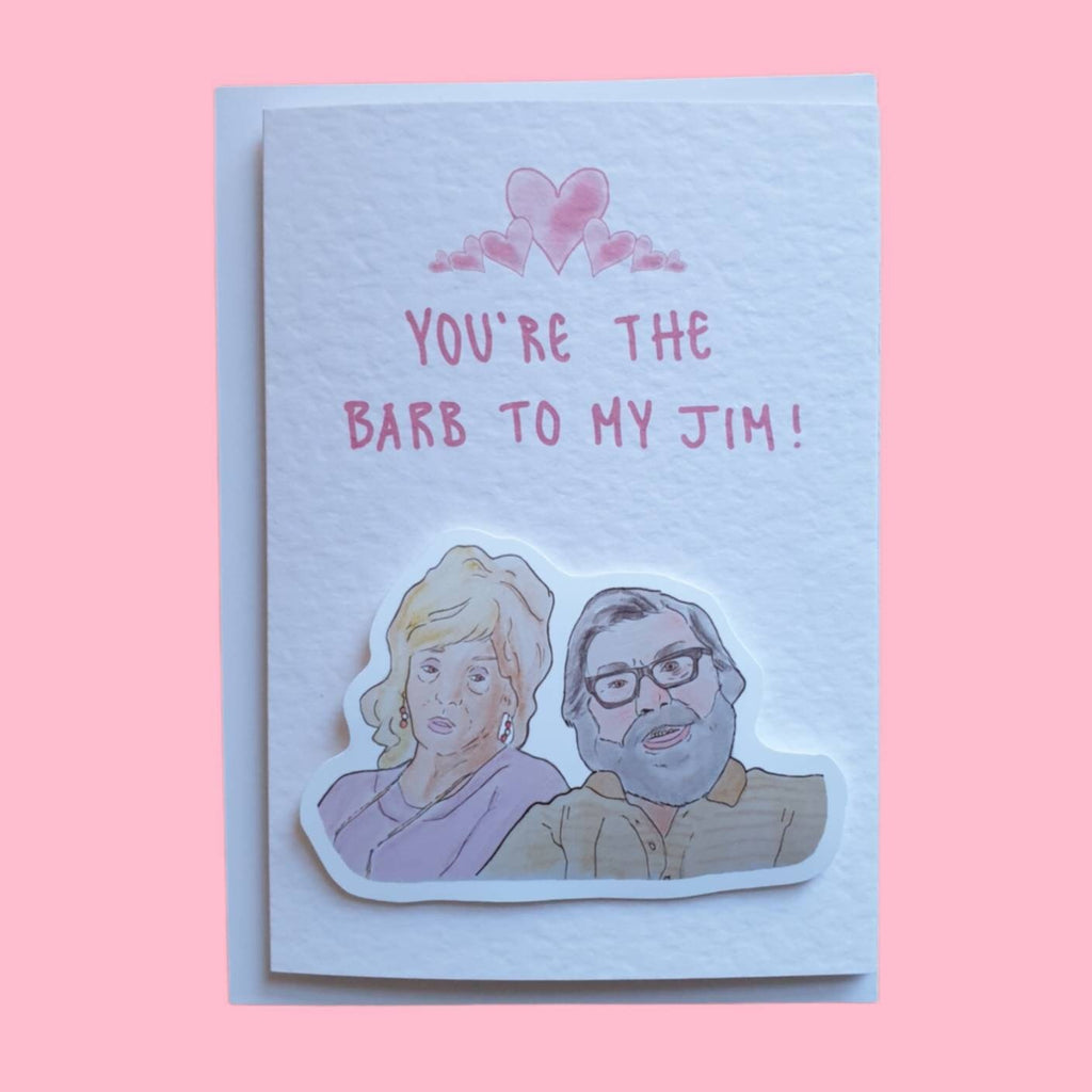 Jim & Barbara | Handcrafted Valentine's Card
