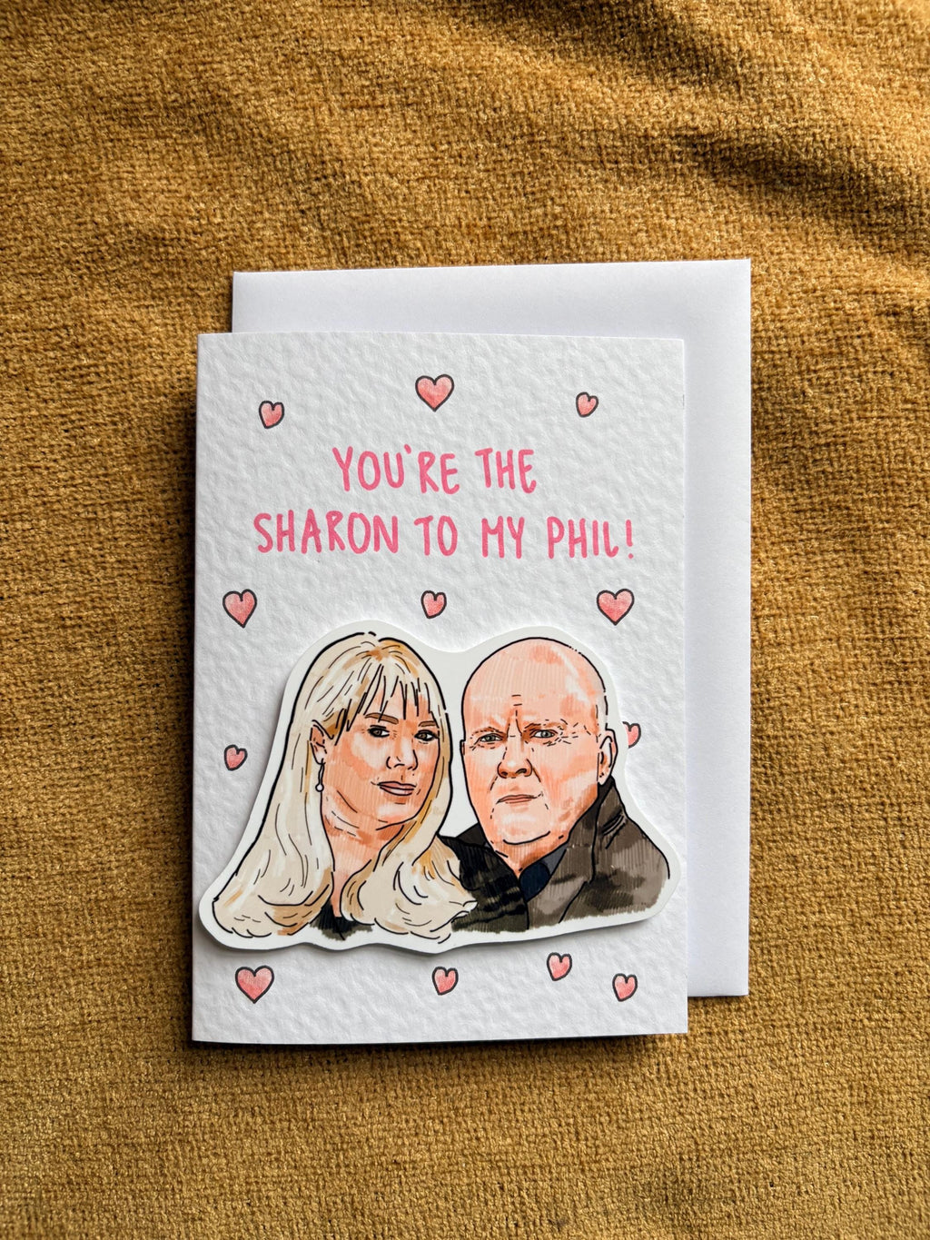 Phil Mitchell & Sharon Watts | Handcrafted Valentine's Card