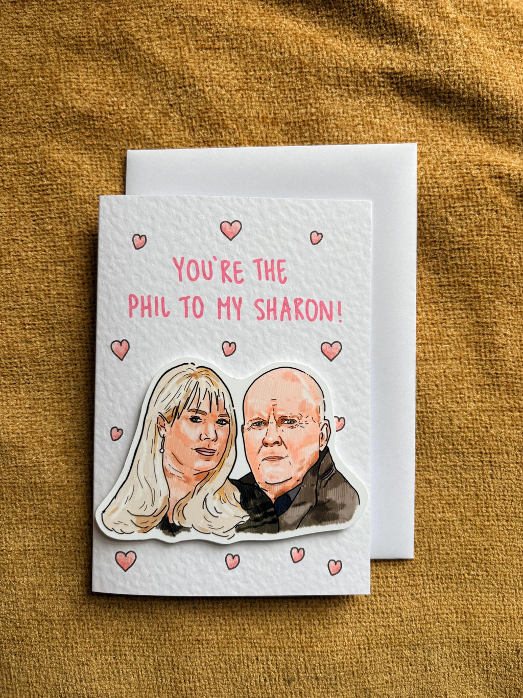 Phil Mitchell & Sharon Watts | Handcrafted Valentine's Card