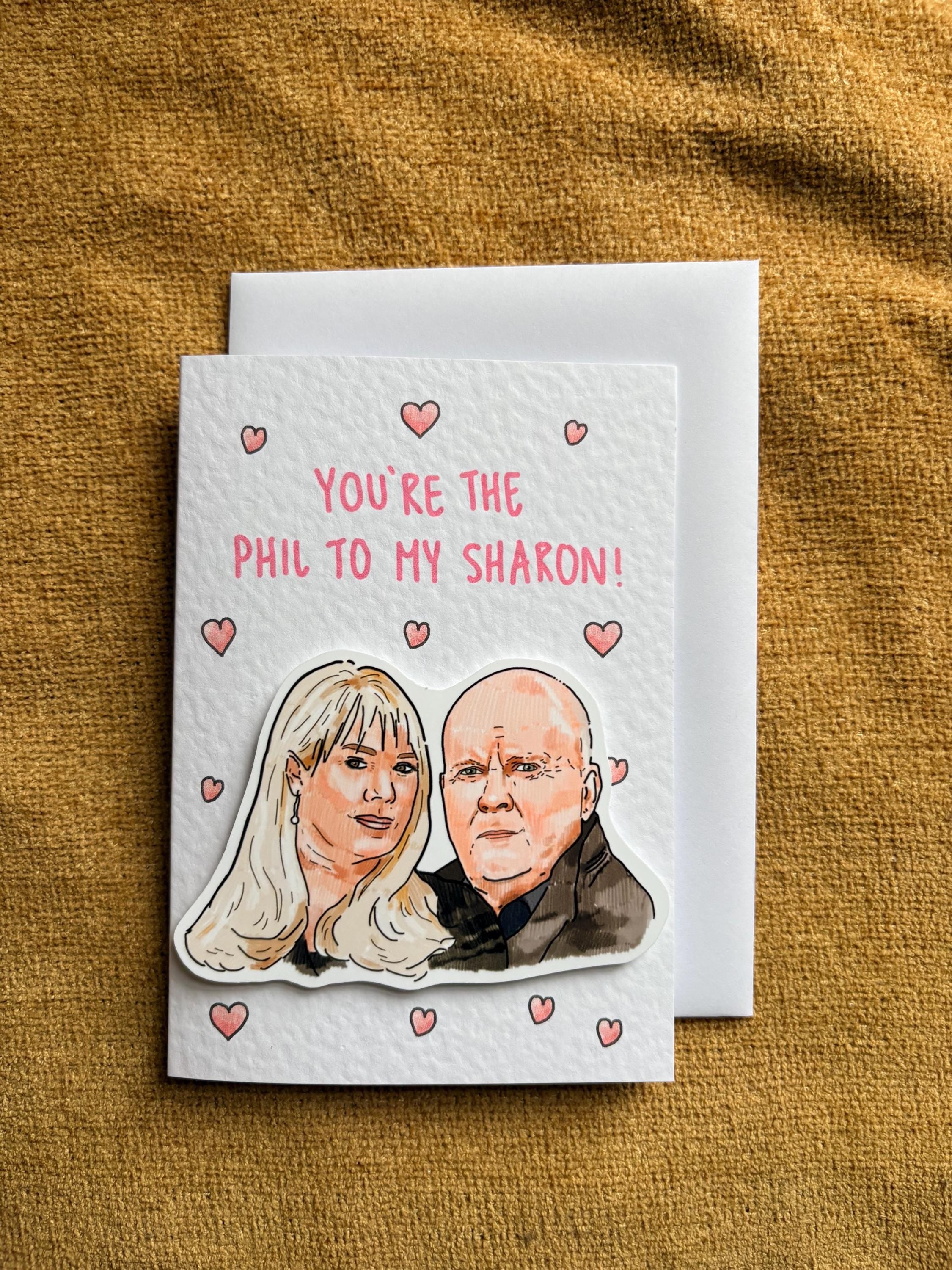 Phil Mitchell & Sharon Watts | Handcrafted Valentine's Card