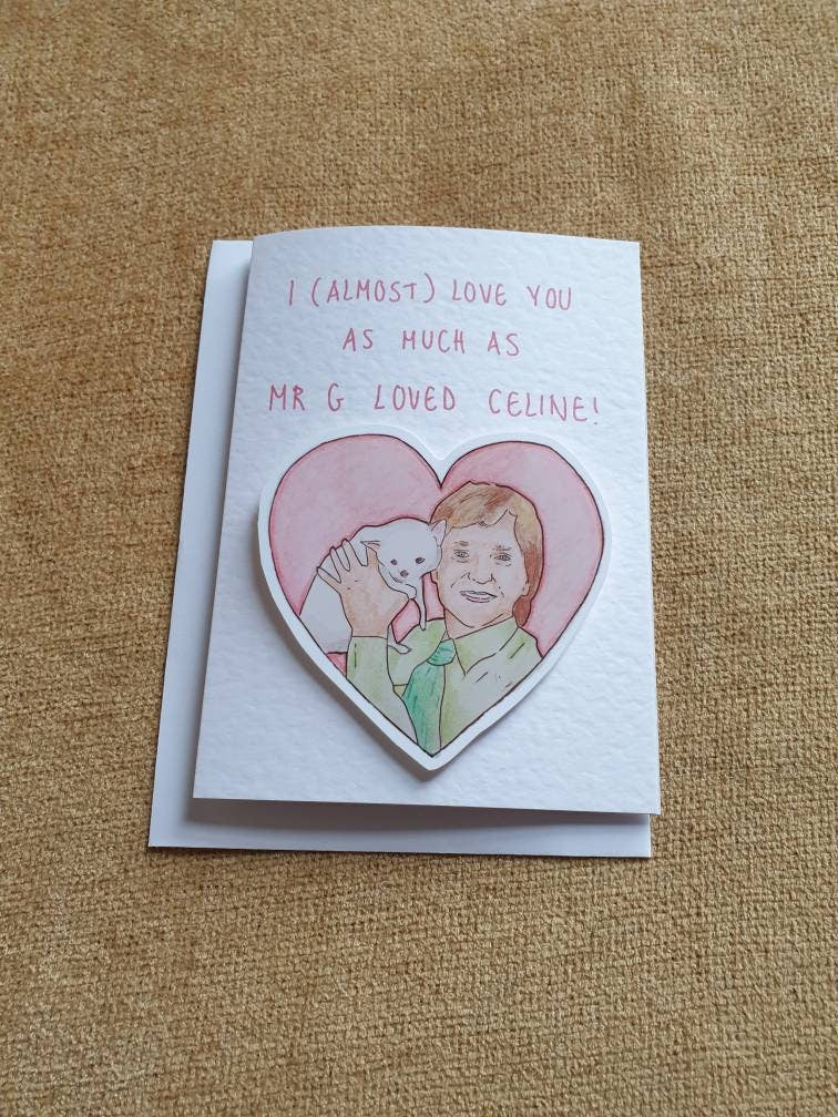 Mr G & Celine | Summer Heights High | Handcrafted Valentine's Day Card