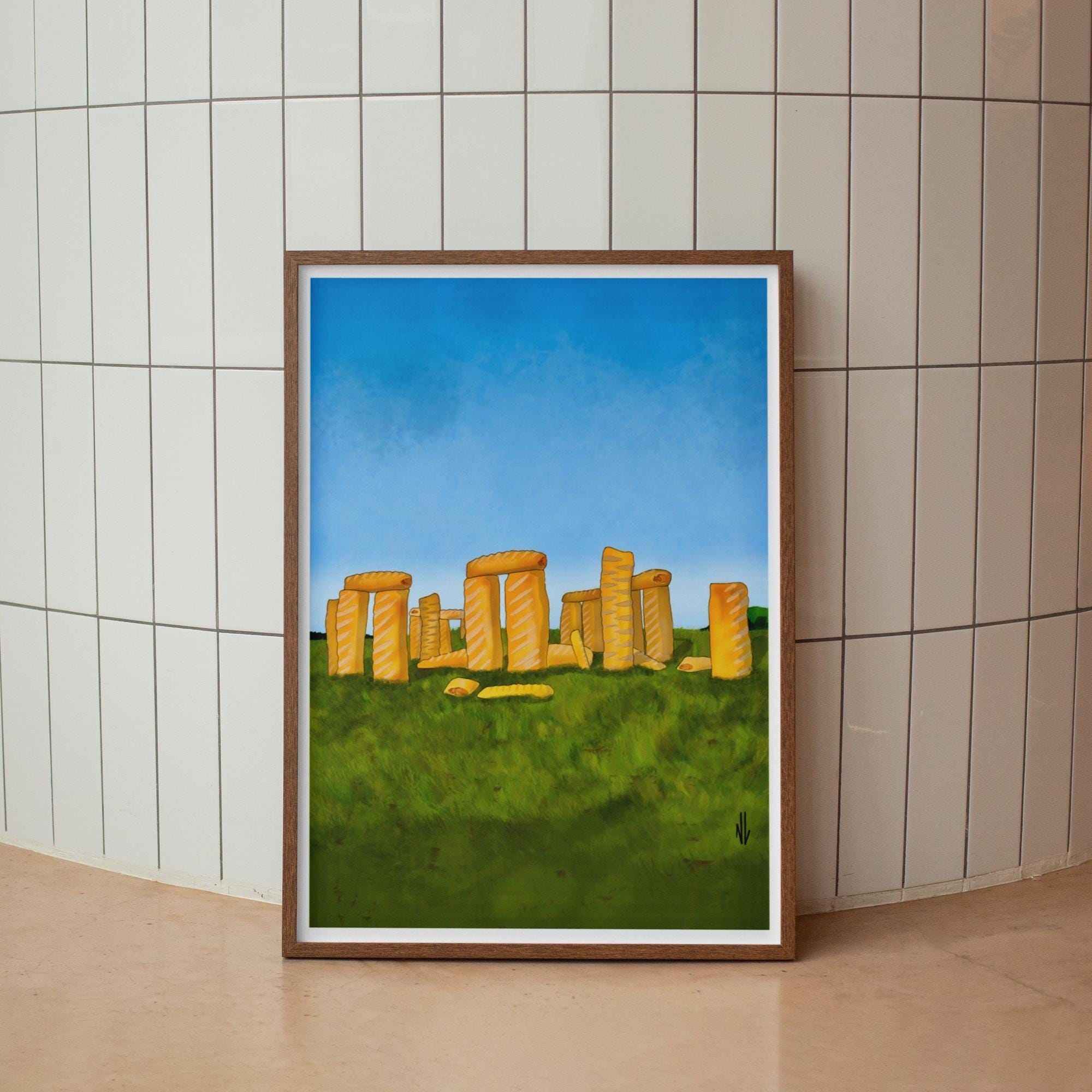 Sausage roll henge - print (frame not included)