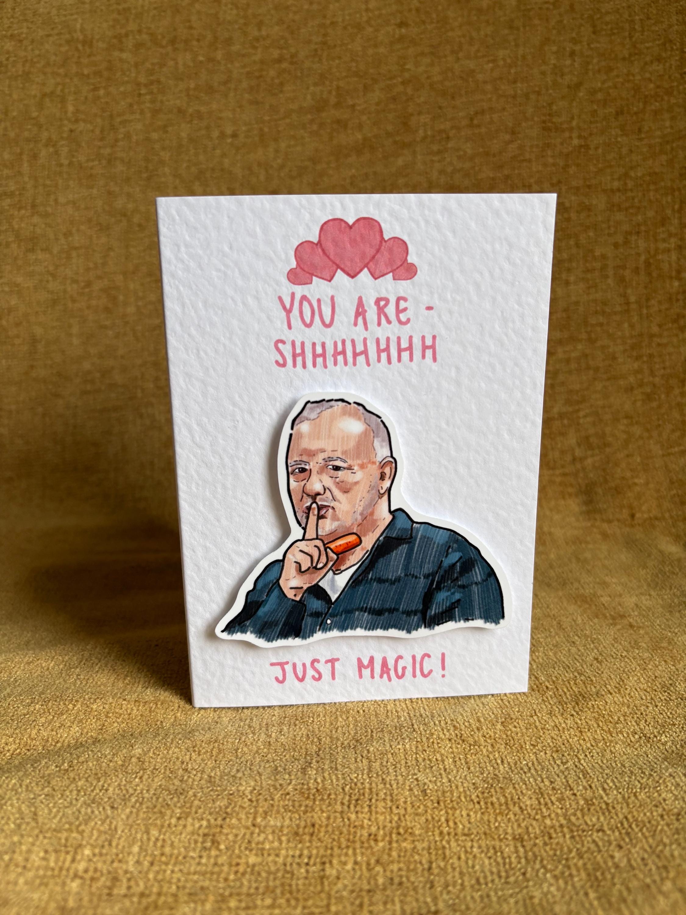 Bob Mortimer | Just Magic | Handcrafted Valentine’s Day Card