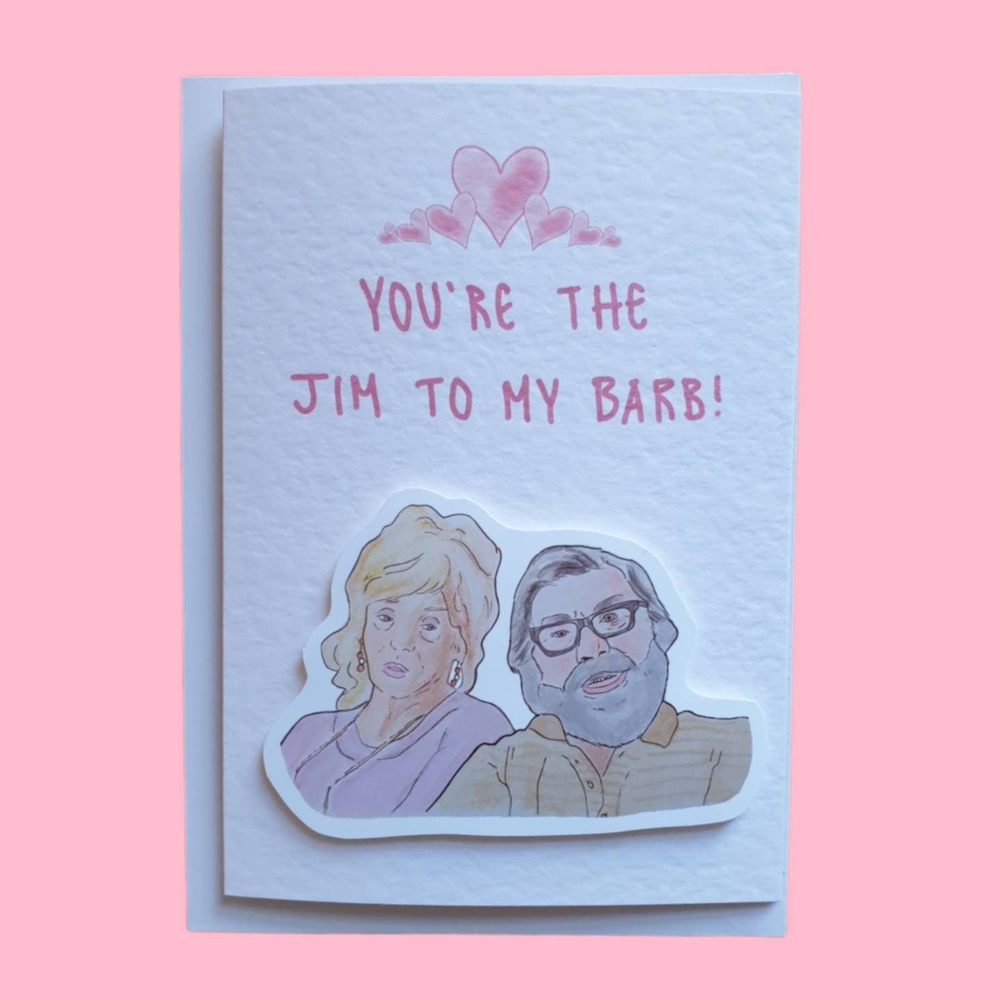 Jim & Barbara | Handcrafted Valentine's Card