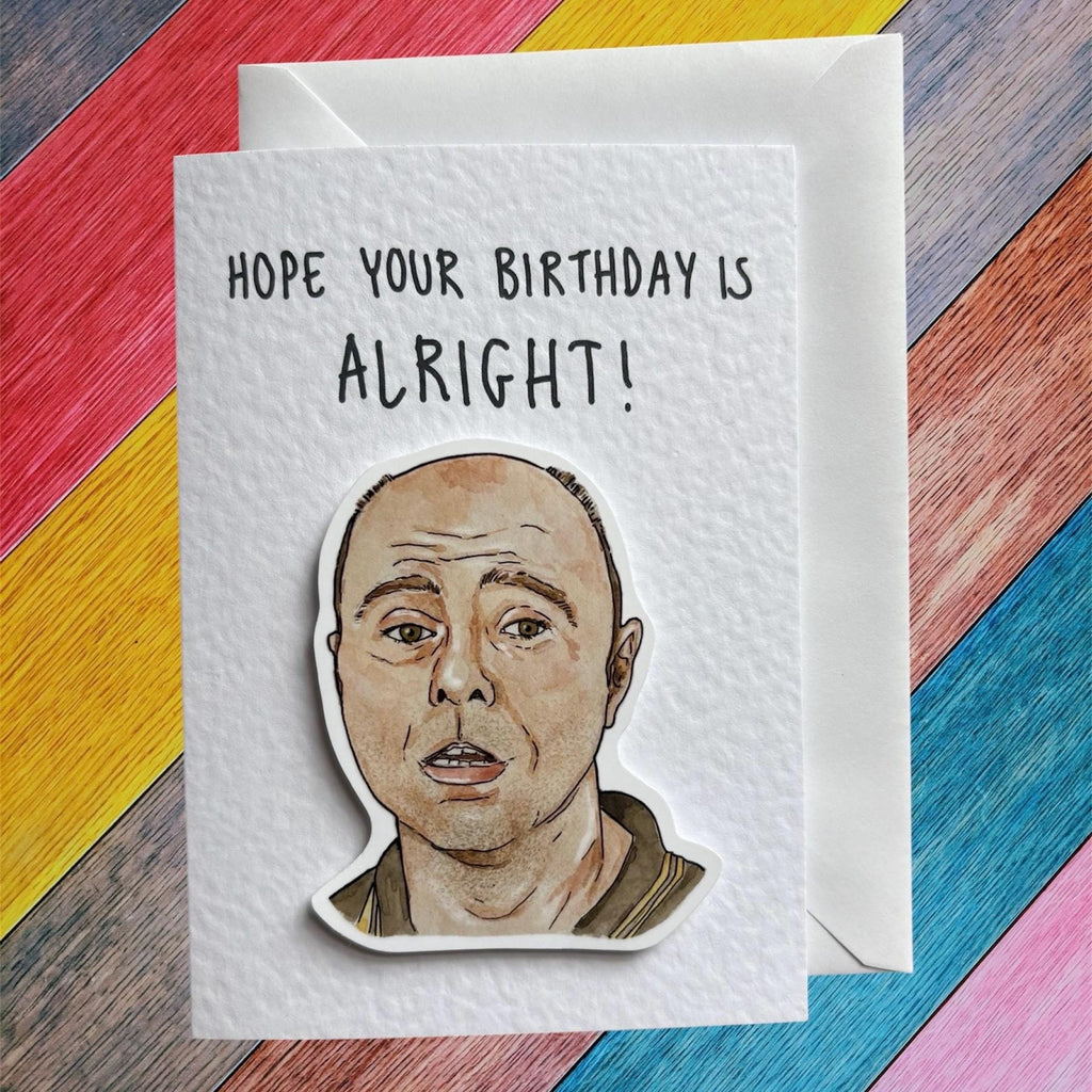 Karl Pilkington | Handcrafted Birthday Card