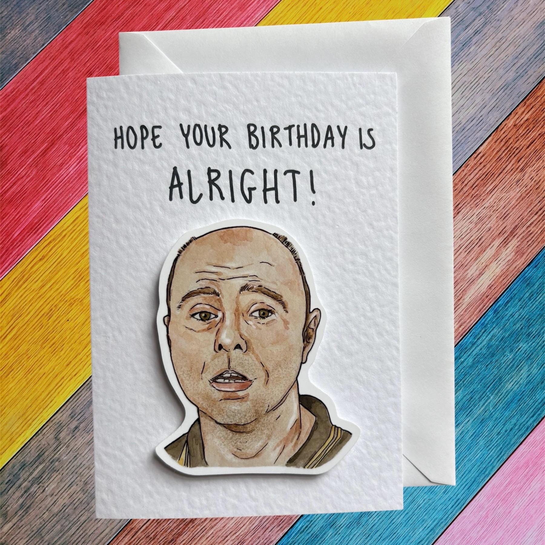 Karl Pilkington | Handcrafted Birthday Card