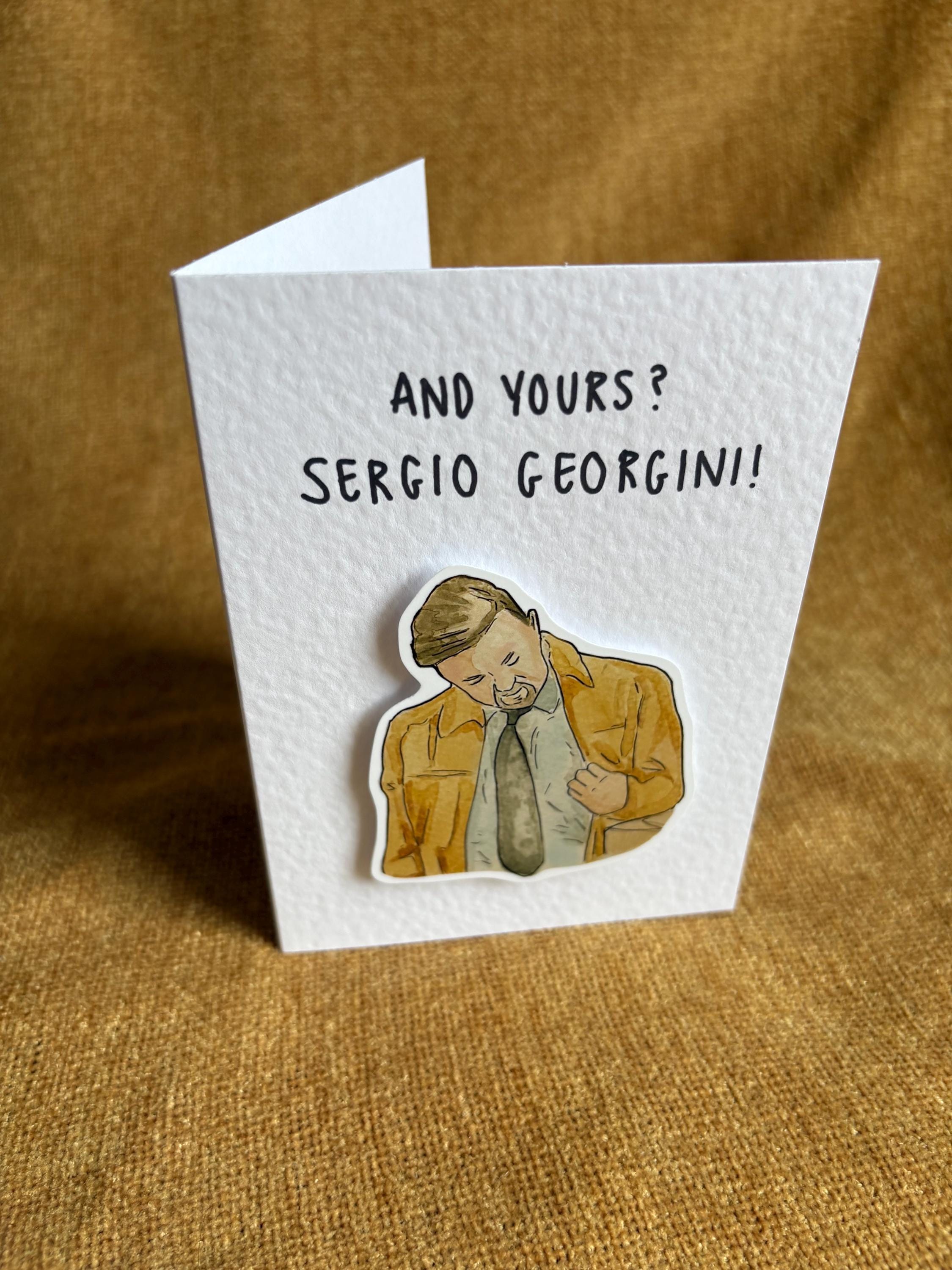 David Brent | Sergio Georgini | Handcrafted Greeting Card