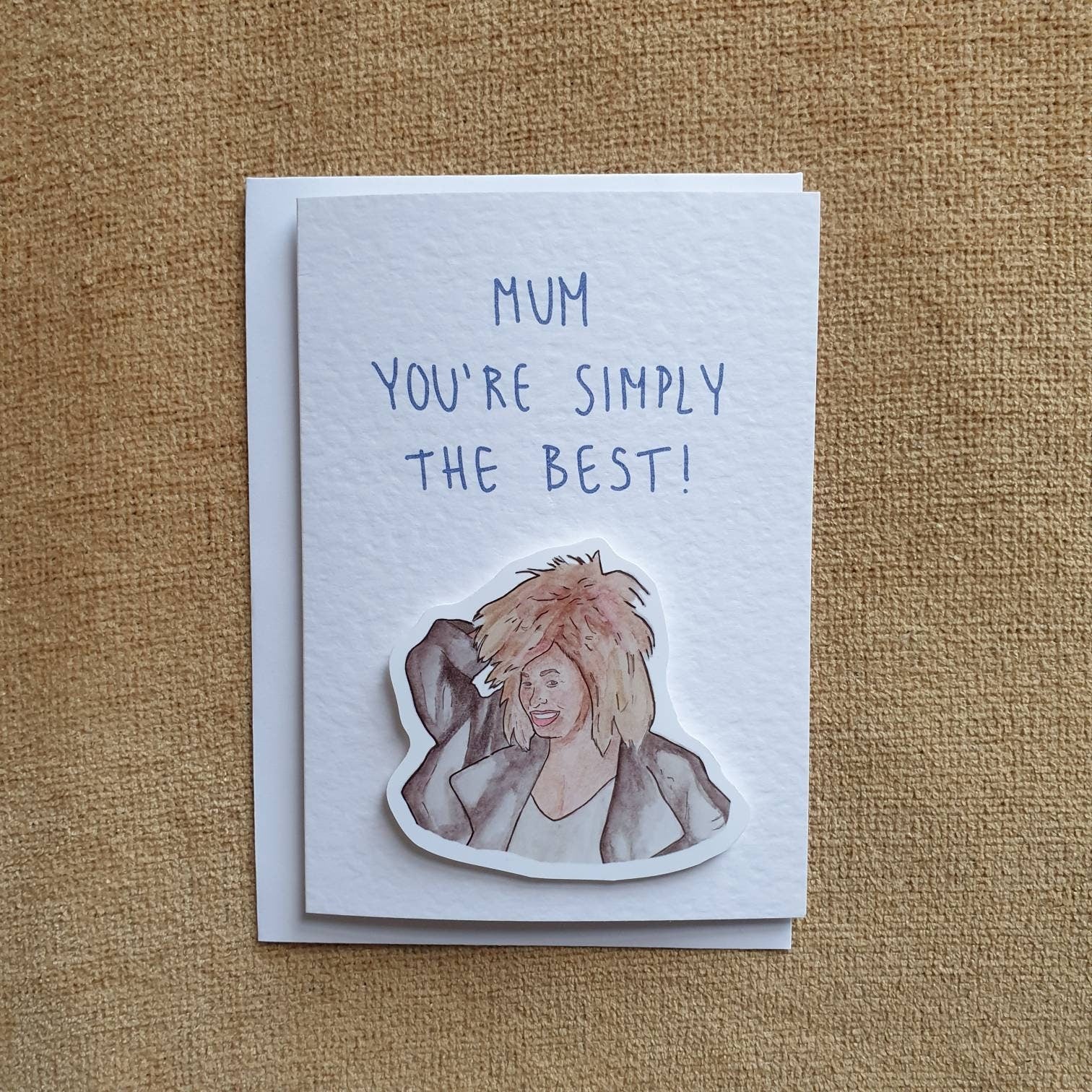 Tina Turner | Handcrafted Mother's Day Card