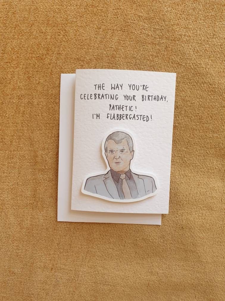 Roy Keane | Handcrafted Birthday Card
