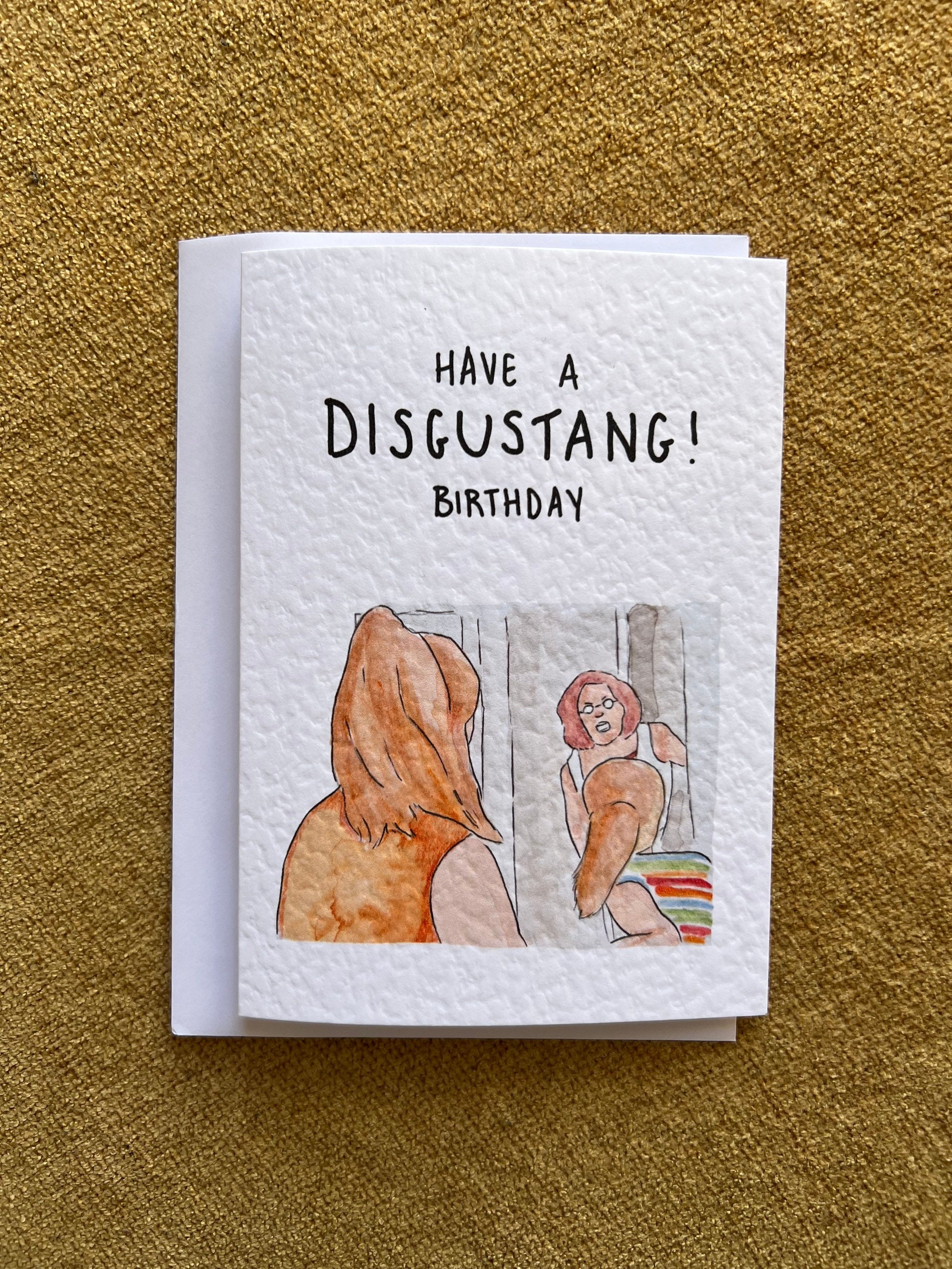 DISGUSTANG!!! Meme | Handcrafted Birthday Card