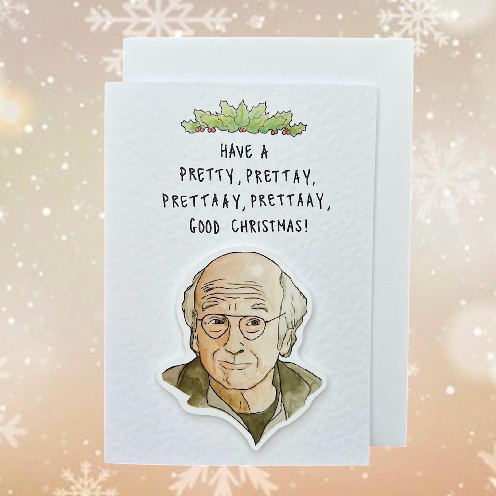 Larry David | Pretty Good Christmas Card