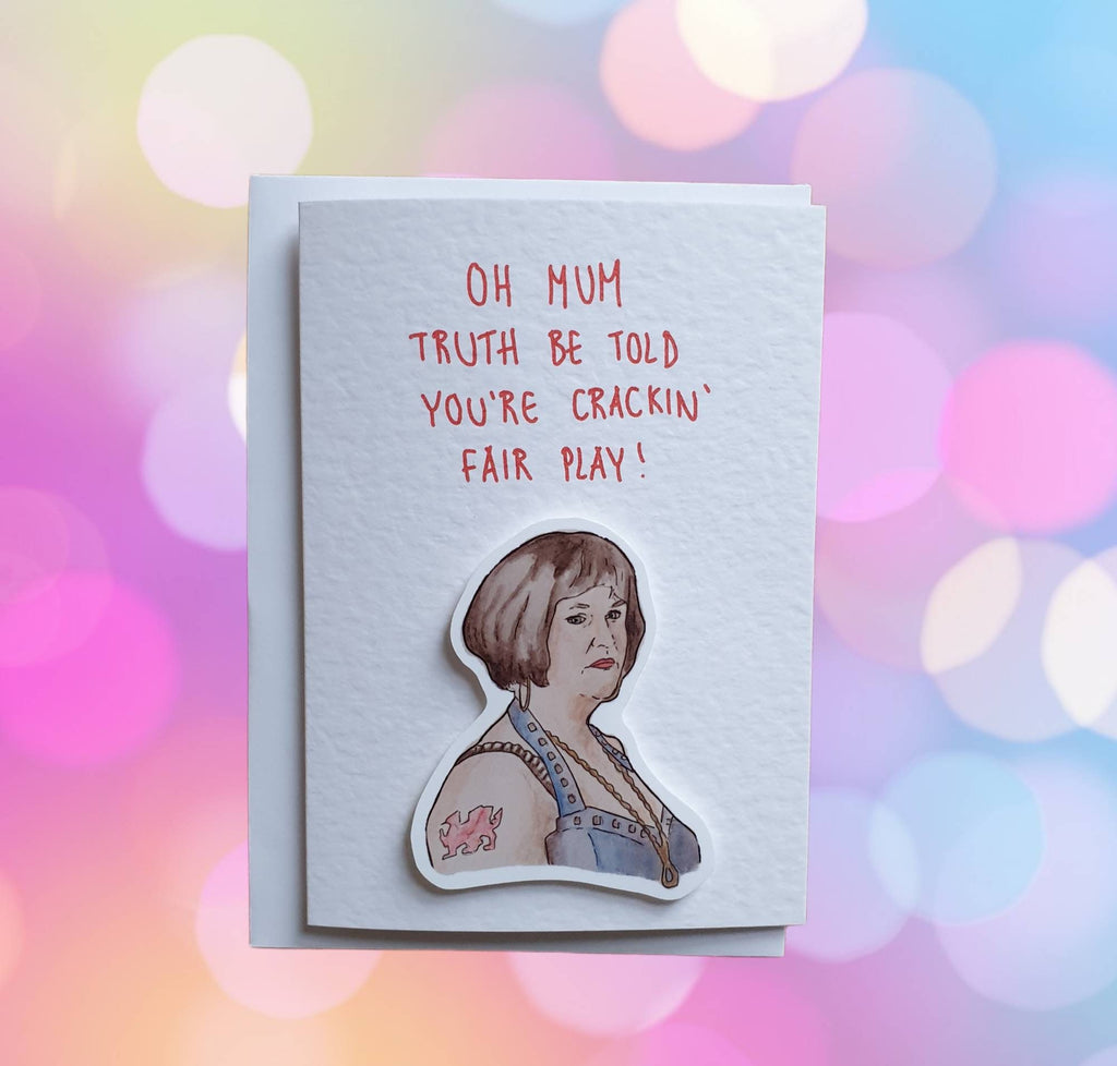 Nessa | Gavin and Stacey | Handcrafted Mother's Day Card
