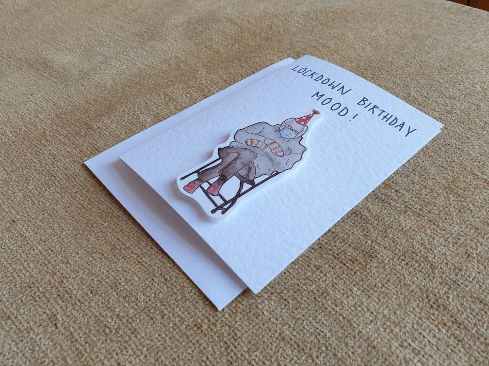Bernie Sanders Meme | Handcrafted Birthday Card