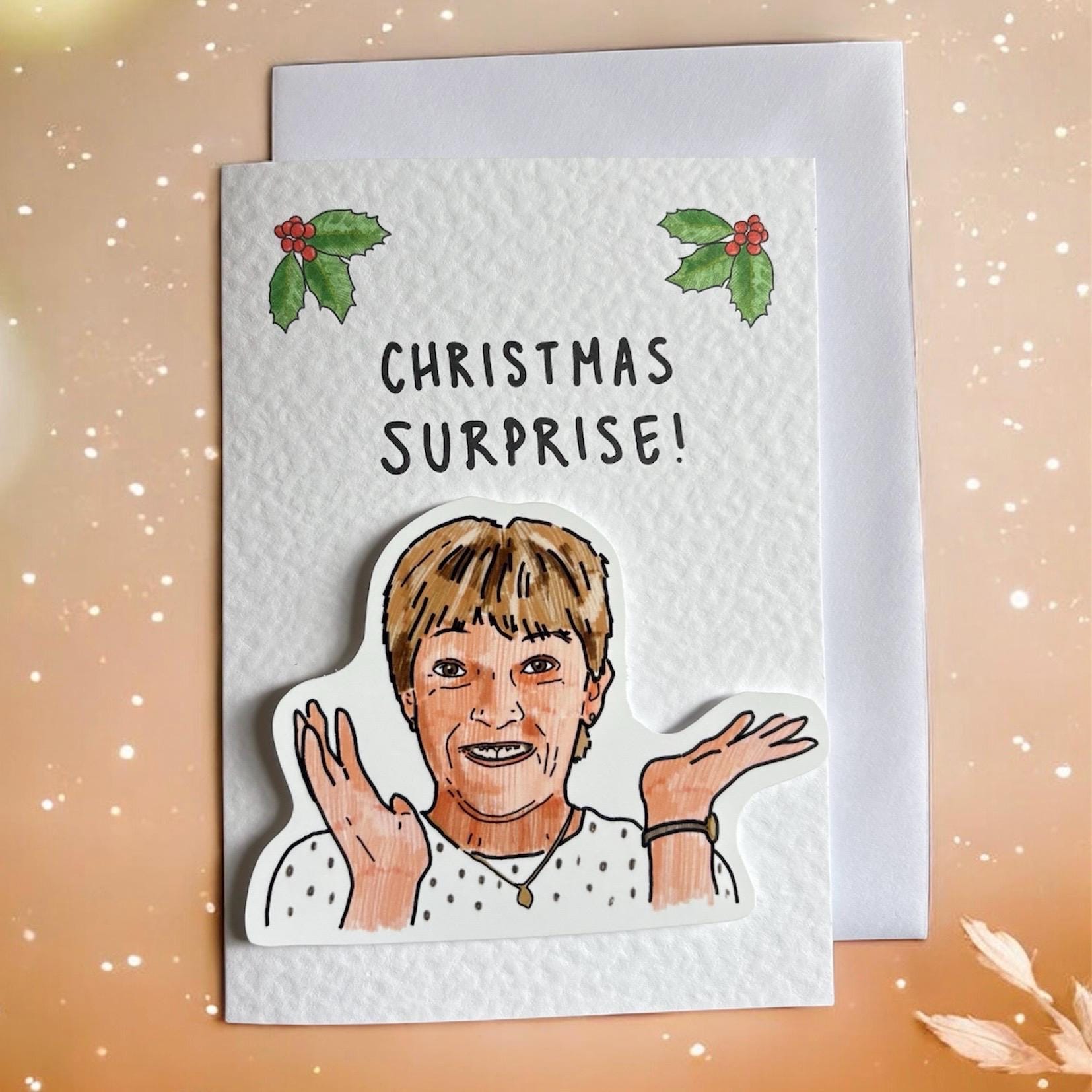 Jean Slater | Christmas Surprise | Handcrafted Christmas Card