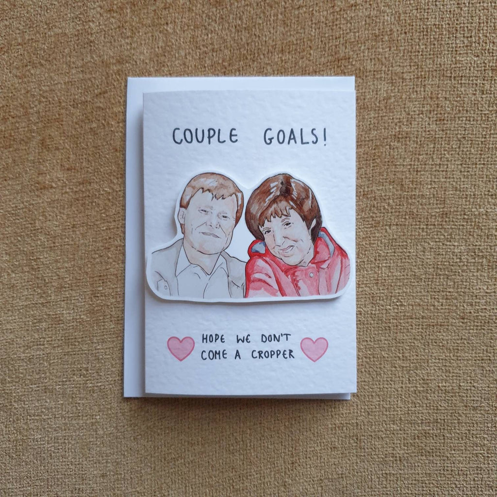 Roy and Hayley Cropper | Handcrafted Valentine's Day card
