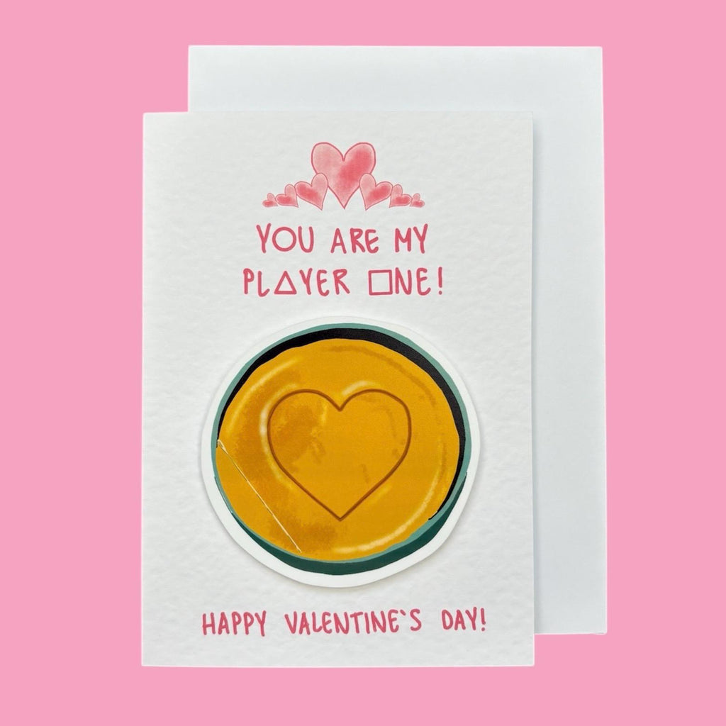 Dalgona (honeycomb) game | Handcrafted Valentine's Day Card