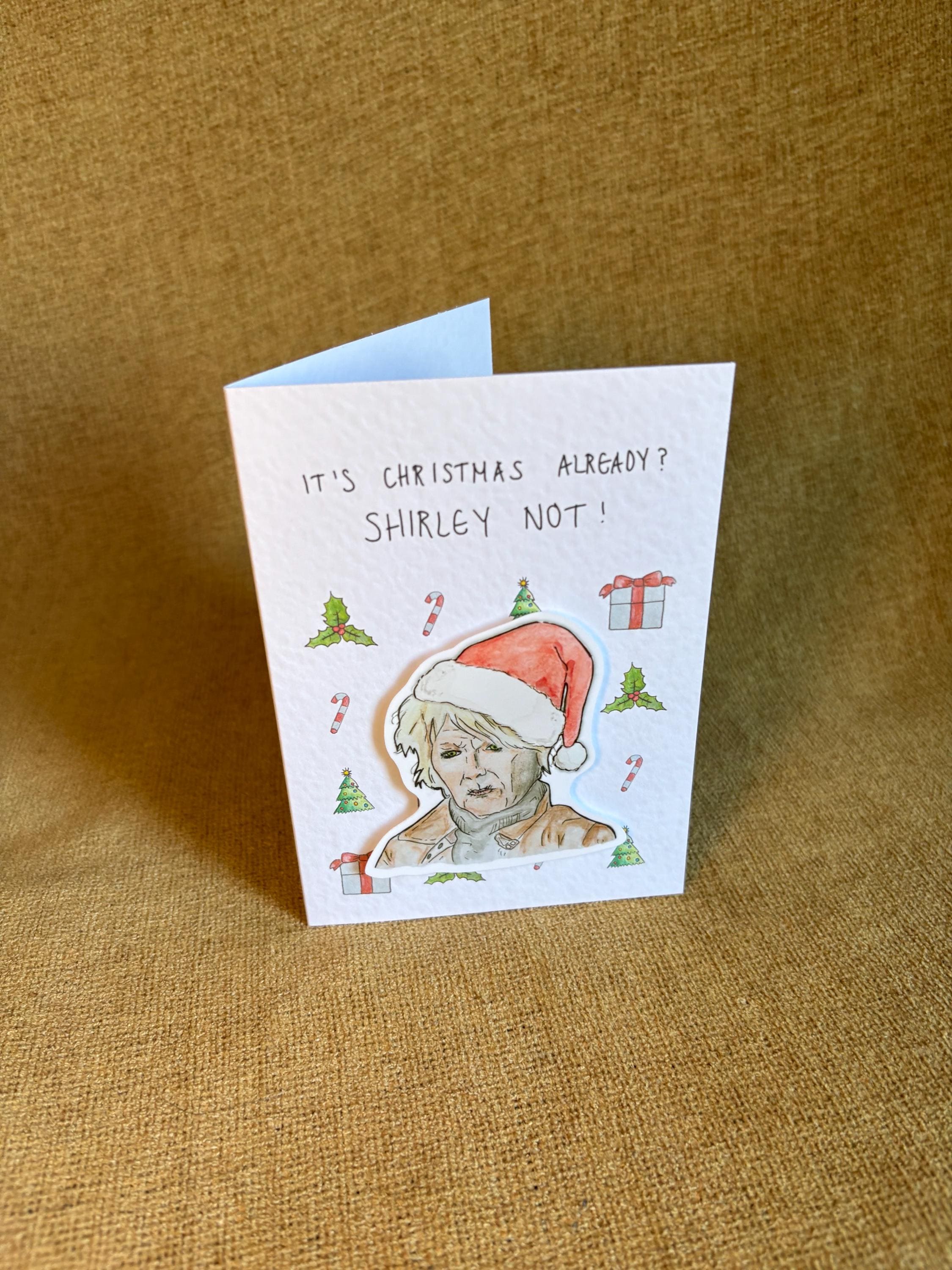 Shirley Carter | Handcrafted Christmas Card | Eastenders