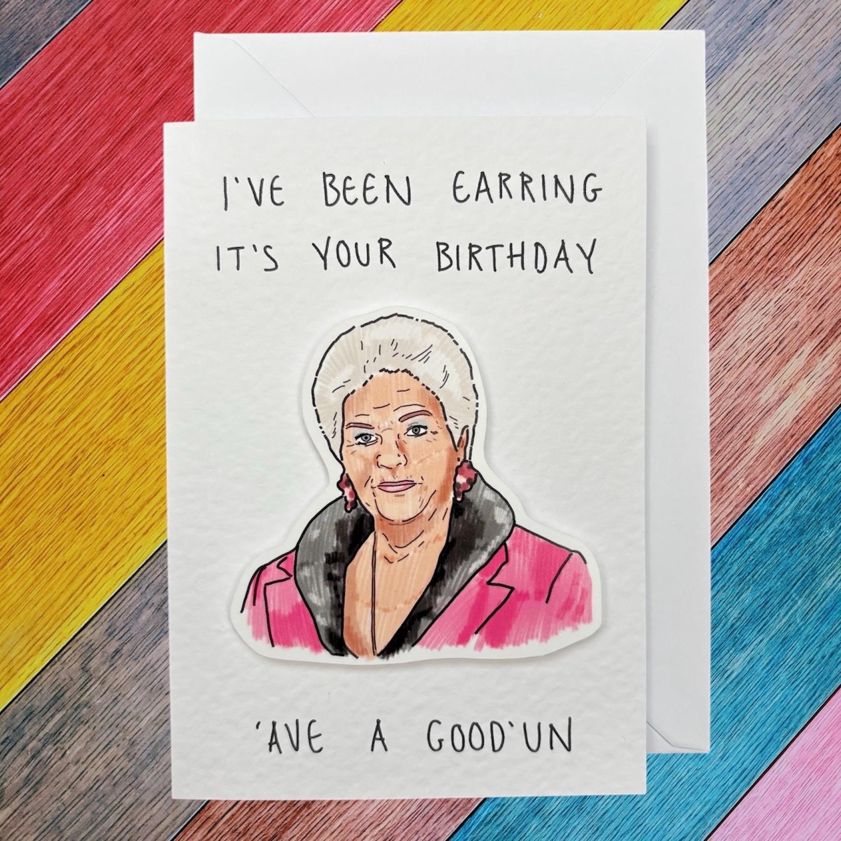 Pat Butcher | Handcrafted Birthday Card