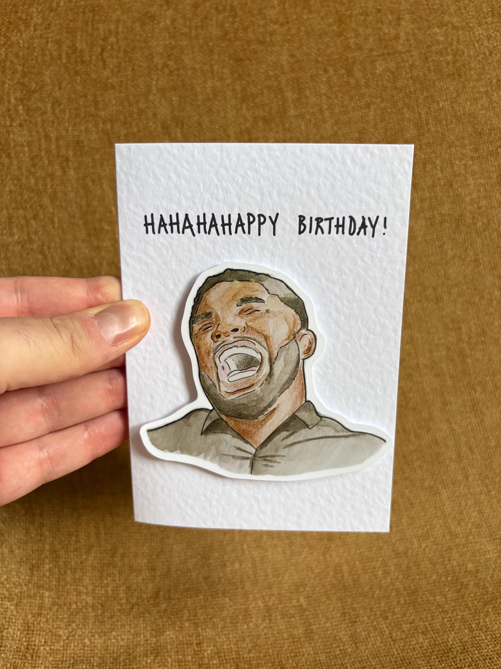 Micah Richards | Handcrafted Birthday Card