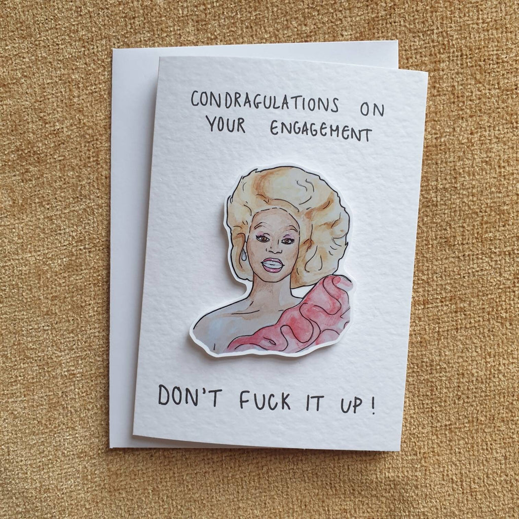 Rupaul | Handcrafted Engagement Card