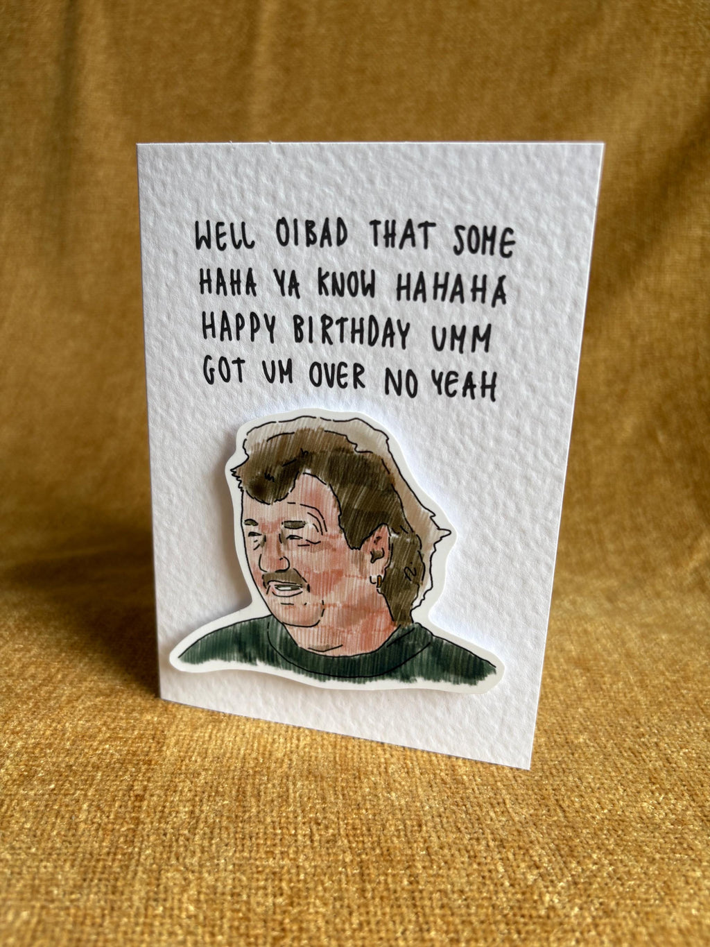 Gerald Cooper | Handcrafted Birthday card