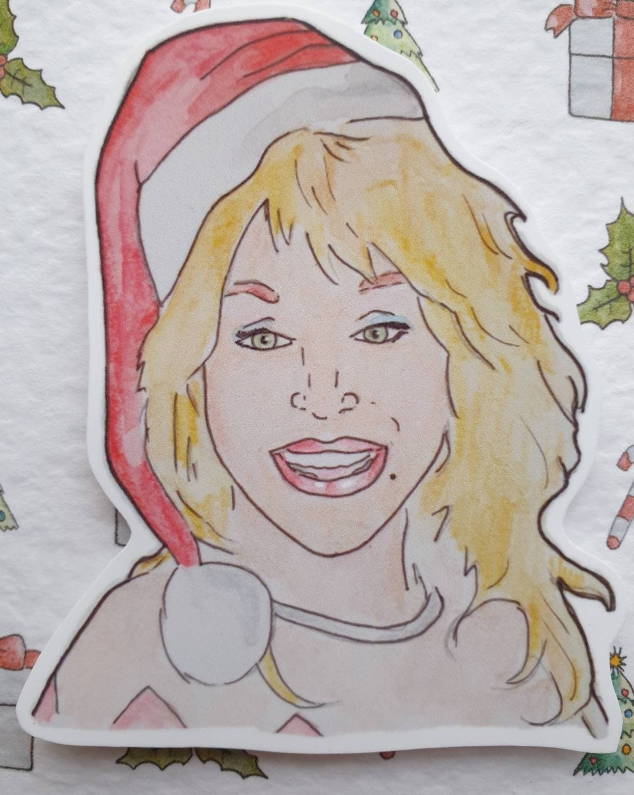 Dolly | Handcrafted Christmas Card | 'Tis the season to be Dolly