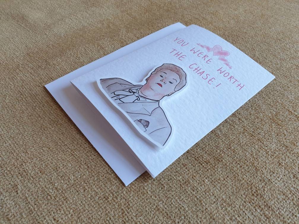 Anne Hegerty (The Governess) | The Chase | Handcrafted Valentine's Day Card