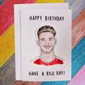 Declan Rice | Handcrafted Birthday Card
