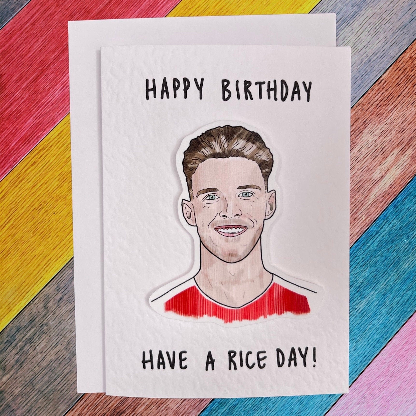 Declan Rice | Handcrafted Birthday Card