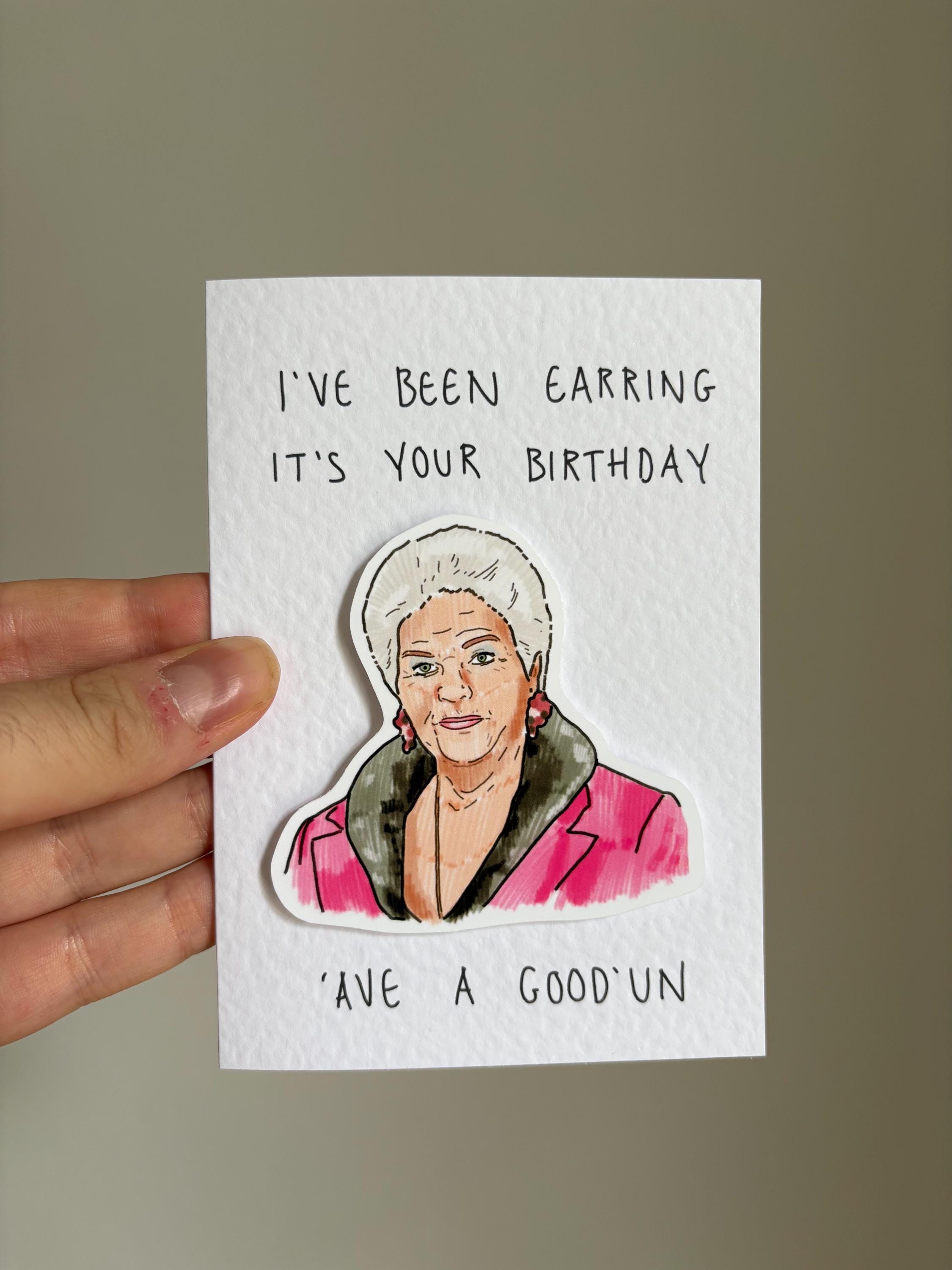 Pat Butcher | Handcrafted Birthday Card