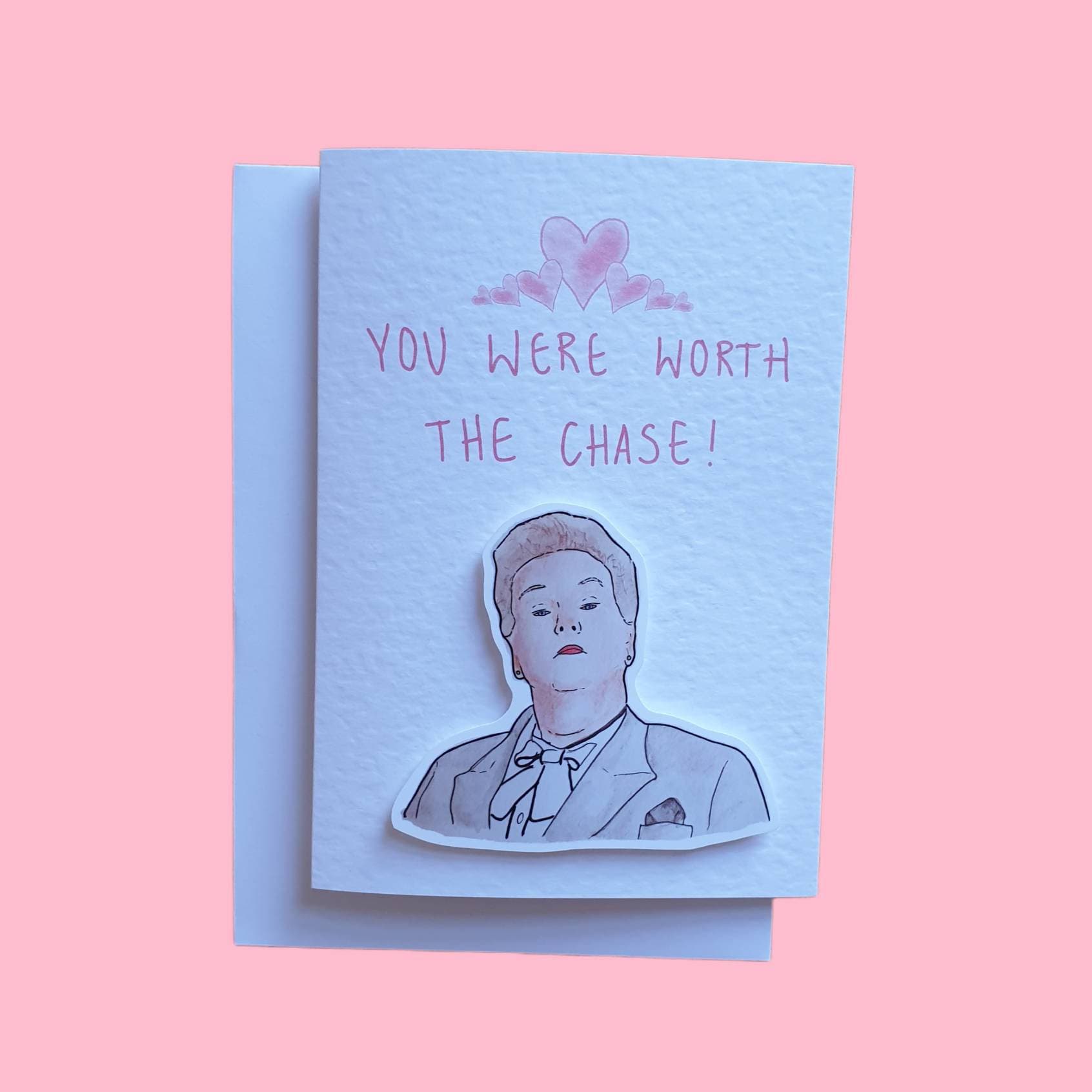 Anne Hegerty (The Governess) | The Chase | Handcrafted Valentine's Day Card