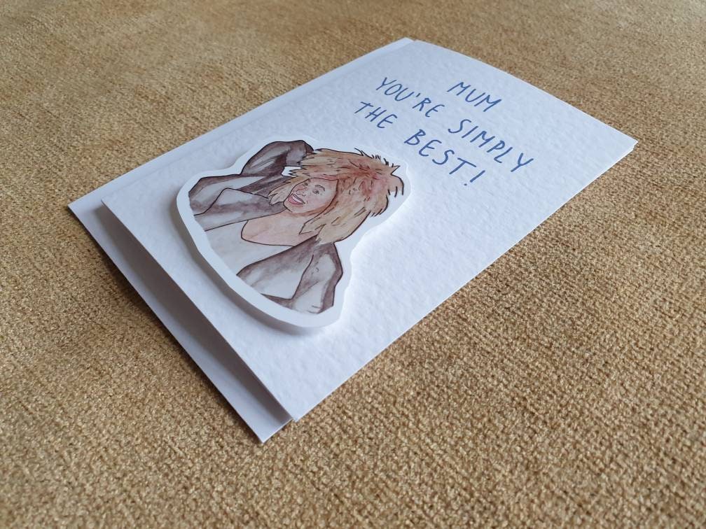 Tina Turner | Handcrafted Mother's Day Card